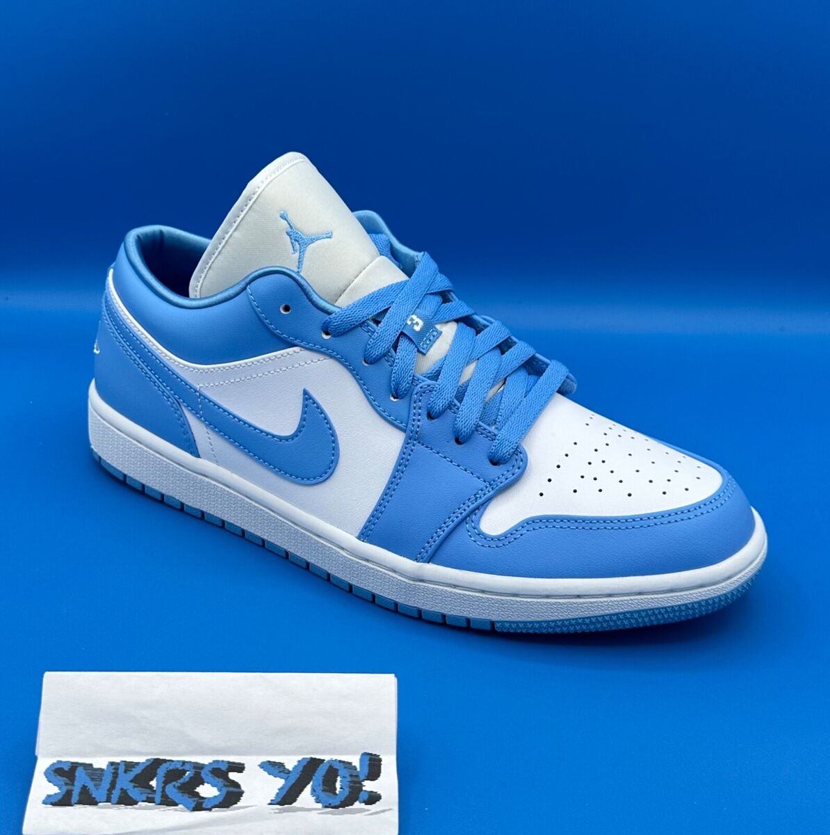 Jordan 1 Low UNC 2020 (AO9944-441) Women's Size 12 (Men's Jordan 1 Low UNC 2020 (AO9944-441) Women's Size 12 (Men's