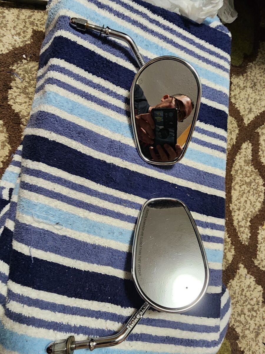 Harley Davidson OEM Original Chrome Mirrors I150007 L E11 Harley Davidson OEM Original Chrome Mirrors I150007 L E11