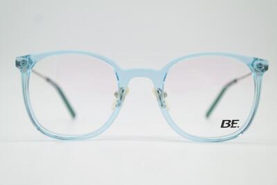 Brille BASE EYEWEAR B 7551 Blau Silber Oval Brillengestell eyeglasses Neu