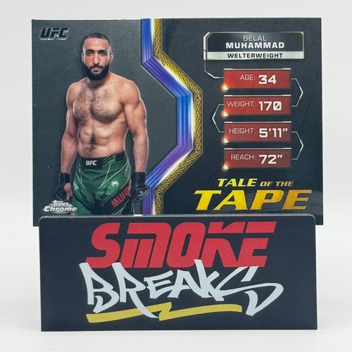 2024 Topps Chrome UFC Tale of the Tape Choose Pick Your Fighter Complete Set - Picture 16 of 31