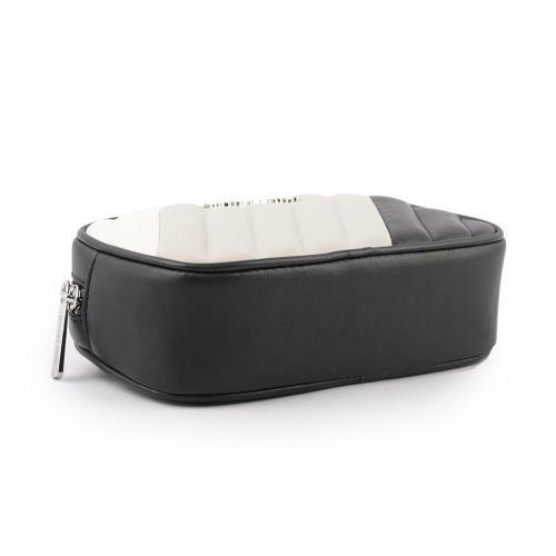 Michael Kors Rose gesteppte Cabrio-Gürteltasche - optisch weiß schwarz Fanny-Pack - Bild 6 von 7