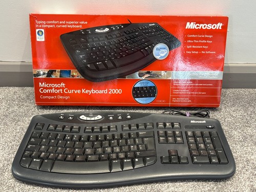 Clavier Microsoft Comfort Curve 2000 - Excellent état