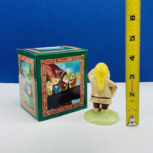 Biancaneve sette nani statuetta Royal Doulton Inghilterra Walt Disney scatola snevy - Foto 2 di 3