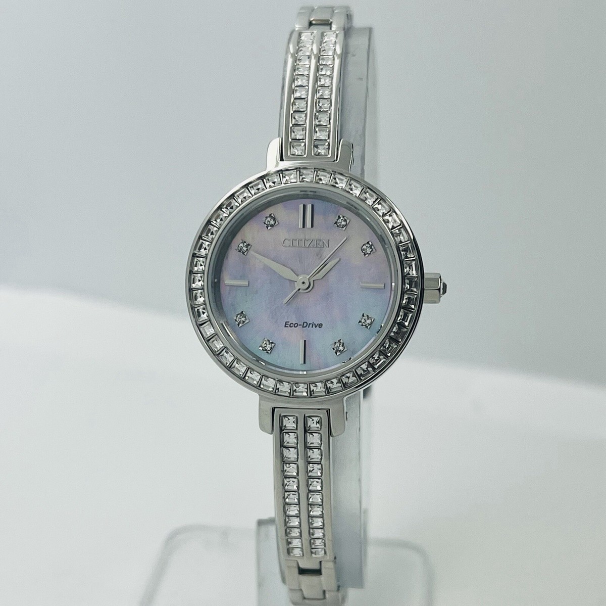 Citizen Silhouette Women's Eco-Drive Steel Silver MOP Dial 25mm