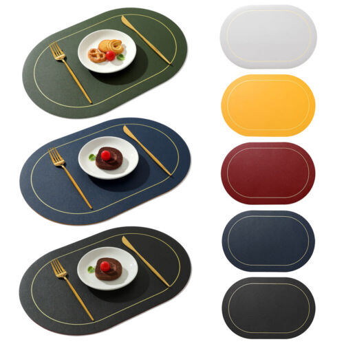 1/2x Dinner Table Place Mat Coasters Washable Non-Slip Heat Resistant Placemats - Picture 3 of 15