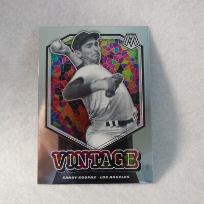2021 Panini Mosaic Vintage Insert, Sandy Koufax, V15