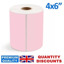 4x6 Zoll 100 x 150 mm Rosa Direkte Thermische Etiketten 500/Rolle Zebra Toshiba Citizen 6x4