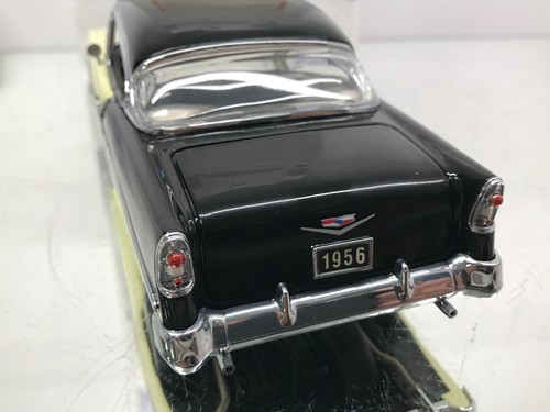 FRANKLIN MINT B11WP94 CHEVY BEL AIR SEDAN 1956 -YELLOW+BLACK 1:24- GOOD IN BOX - Imagen 6 de 19