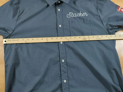 Volcom Everett Shirt Men's XL Gray Stacker Pocket Openstack ATX Summit Austin - Picture 5 of 6
