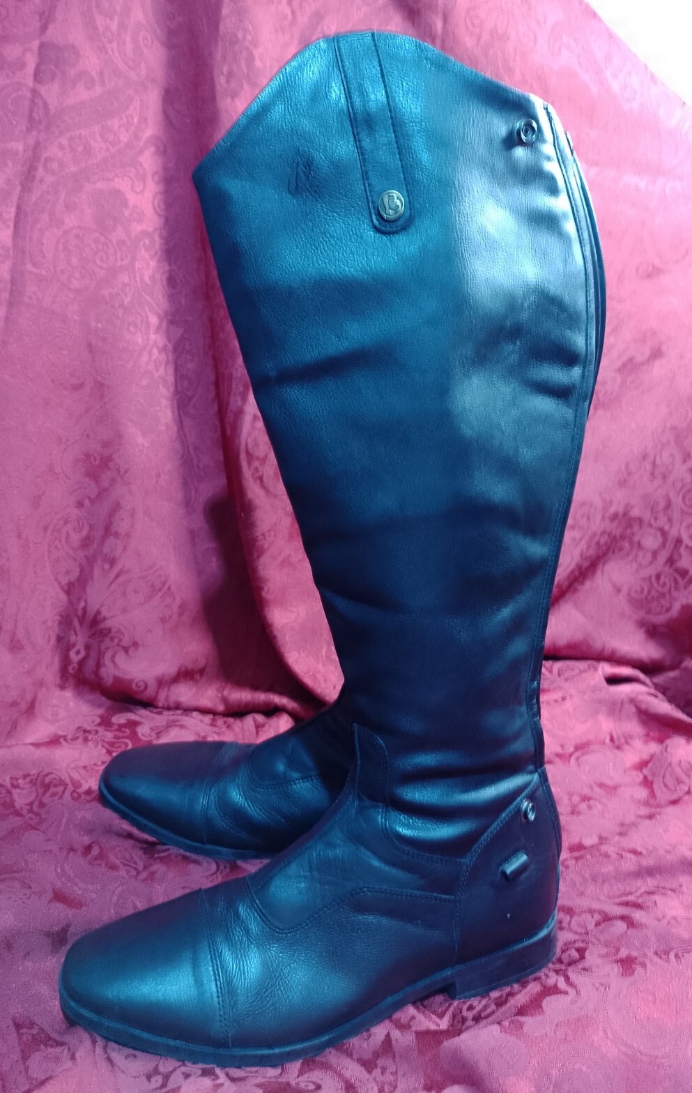 Brogini Casperia V2 3D Stretch Long Dress Black Leather Riding Boot