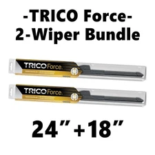 2-Wipers: 24" + 18" Trico Force All-Season Beam Wiper Blades - 25-240 25-180
