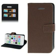 Phone Case Protection Bag Flip Horizontal Cover Pouch For Apple iPhone 5C