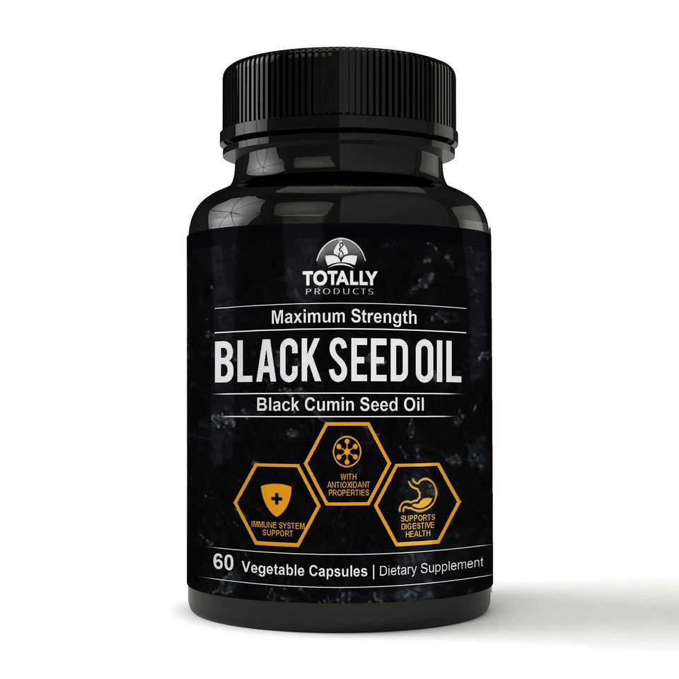 Black Seed Oil Immune Health Supplements and Anti-Aging Facial Serum Moisturizer - Image 2 of 4
