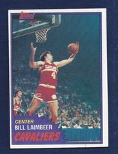 SHARP PACK FRESH 1981 TOPPS BASKETBALL #74 BILL LAIMBEER RC .99 SH L944