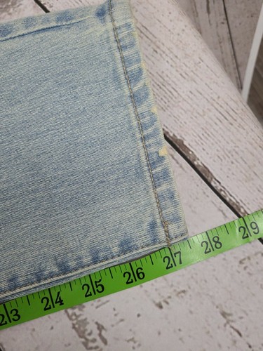 Fashion Nova Herren Größe 32 London zugeschnittene Skinny Jeans Distressed hellblau - Bild 10 von 12