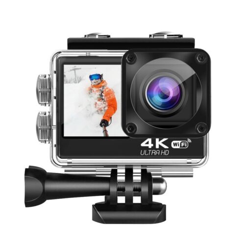 Cámara de acción WiFi 4K60FPS EIS Ultra HD impermeable cámara deportiva submarina - Imagen 3 de 13