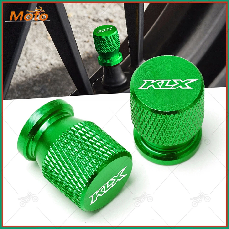 Motorcycle Wheel Tire Valve cap Cover for KAWASAKI KLX 125 150 230R 250 300SM - Image 2 of 3