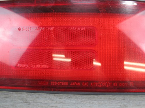 91-93 MITSUBISHI 3000GT SET OF 3 REAR LEFT RIGHT CENTER TAIL LIGHT LAMP OEM - Photo 12 sur 24