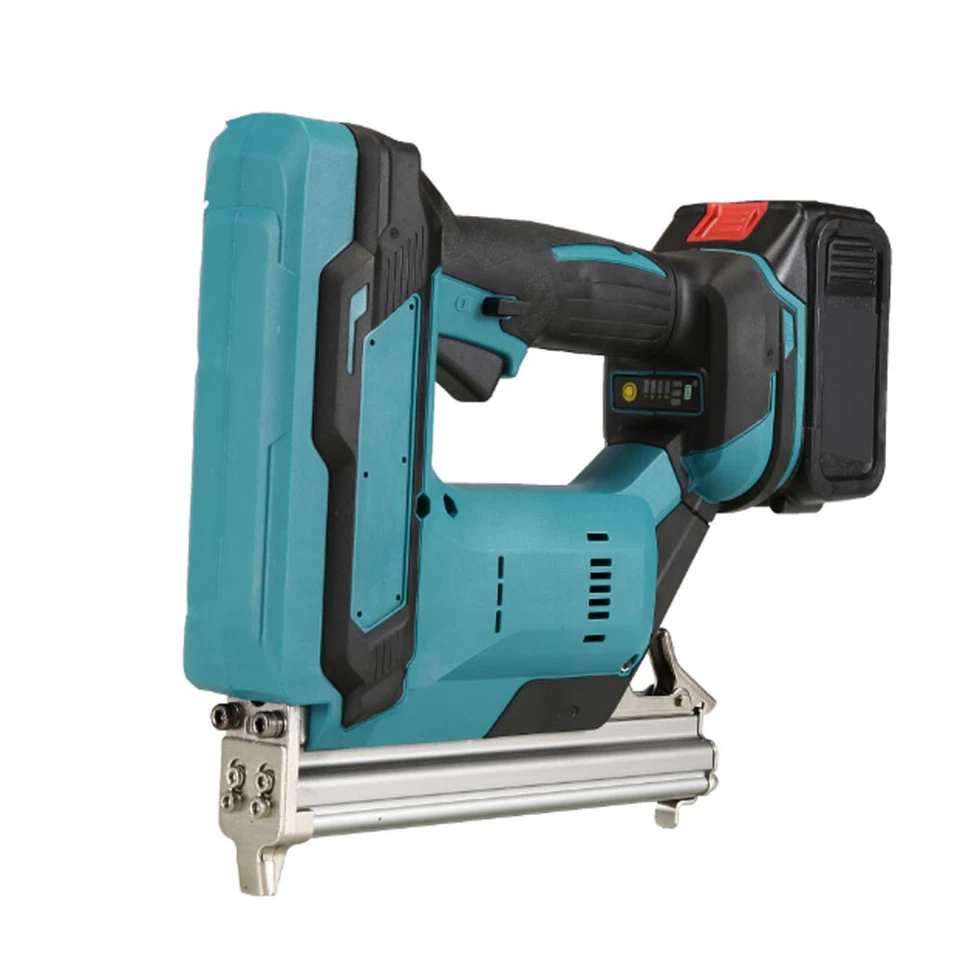 Portable Brushless Cordless Brad Nailer Straight Finish Nail Gun w/ 2 Battery - Image 2 of 4