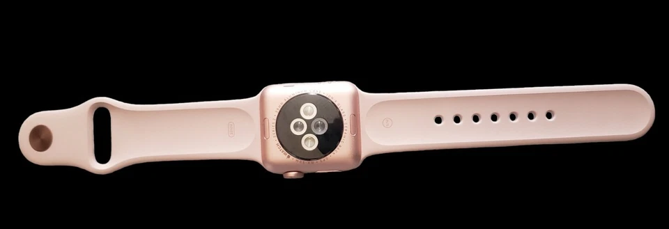 AS IS *PARTS/REPAIR* Screen Damage Apple Watch Series 2 38mm Rose Gold Aluminum - Image 3 of 4