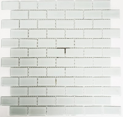 Mosaïque Cristal Noir/Blanc – Coupe Translucide – Plaque Mural 64-0302_b