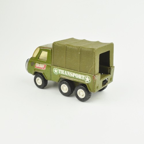 Buddy L Transport - Military - Transporter - Tin Car - Truck - Vintage - Japan - Picture 3 of 5