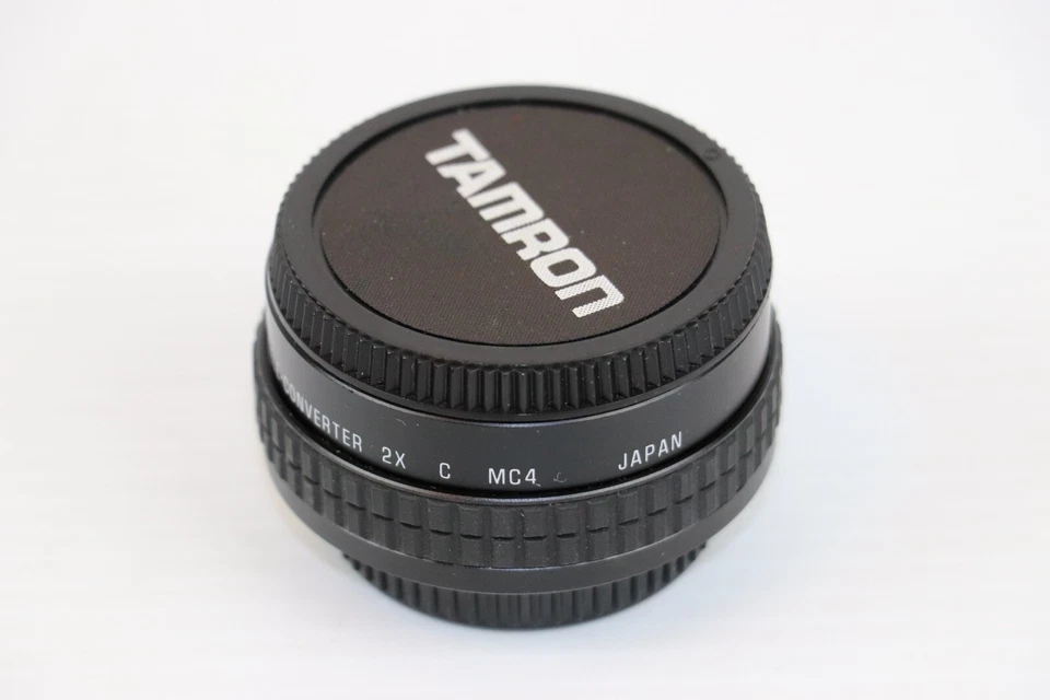 Teleconvertidor Tamron-F 2X MC4 para cámara Canon FD AE1 hecho en Japón con estuche Foto 3 de 4
