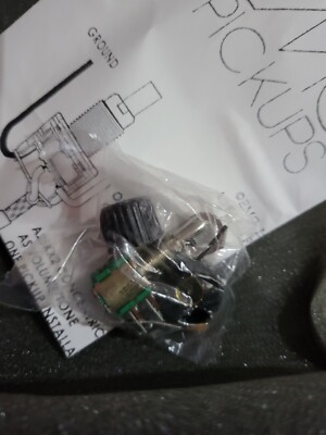EMG 25KX2 Stacked V/T Control Solderless Solid Shaft A25KKX2 Pot W/ Knobs # 5129