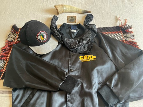 90s Tour Jacket XL Made USA Drug Alcohol Zuni Teen Prevention Native American - Picture 4 of 15
