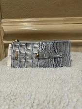 NWT Brahmin Eggshell Melbourne Leather Credit Card Slim Wallet