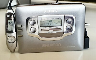 Super Rare Sony Walkman WM-FX665 Radio Cassette Player + LCD