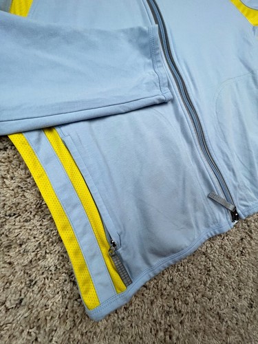 Vintage Nike Tracksuit Youth Large, Medium Blue Yellow Jacket, Joggers w Logos - Picture 4 of 24