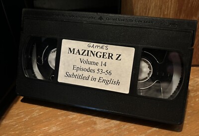 Mazinger Z : Volume 14 Episodes 53-56 collection VHS Tested