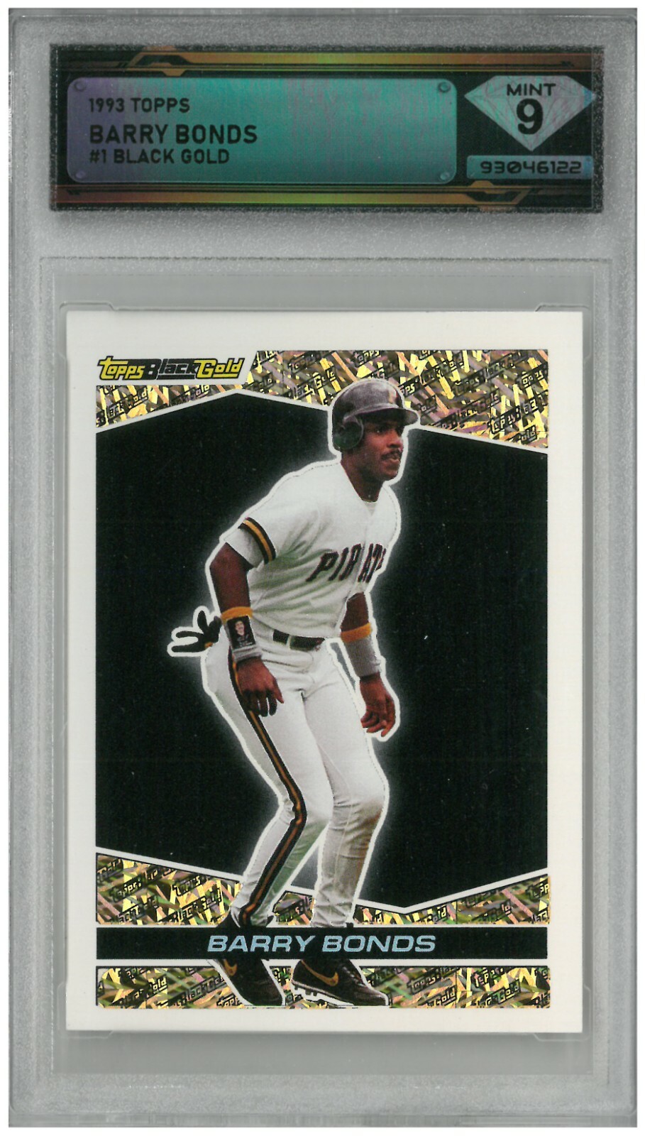 1993 Topps BARRY BONDS #1 Black Gold 💎 DSG 9 Mint | eBay