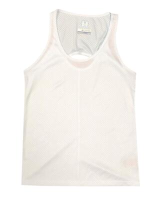 Columbia Women River Chill II Omni-Freeze Zero Athletic Tank Top (XL, White(Blue