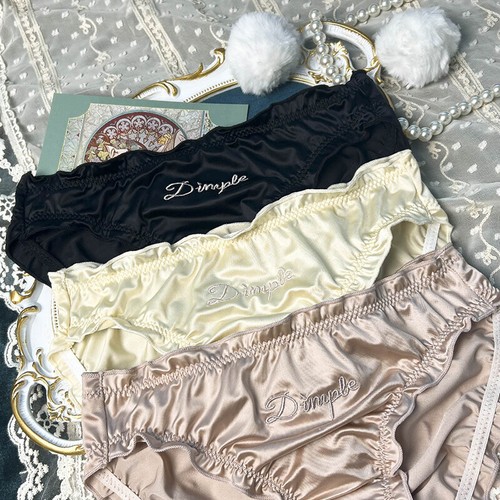 3 Packungen Set Damen Sexy Satin Höschen Unterwäsche Damen Vollslips French Panty - Bild 4 von 10