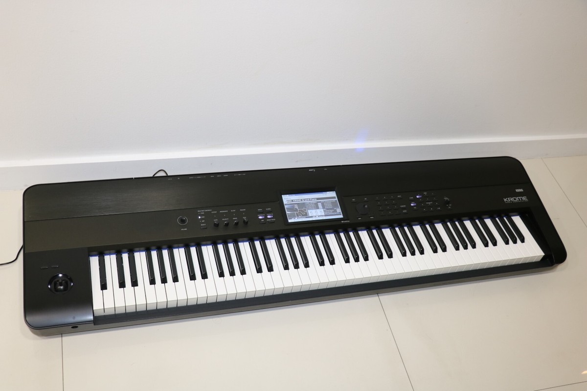 Korg Krome 88 Key Music Workstation Keyboard Synthesizer for