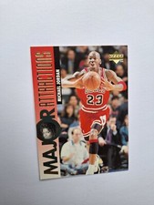 MICHAEL JORDAN 1995 Upper Deck #341 Major Attractions CHICAGO BULLS LATIFAH