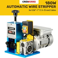 CREWORKS Wire Stripping Machine Copper Cable Peeling Stripper Metal Recycle Tool