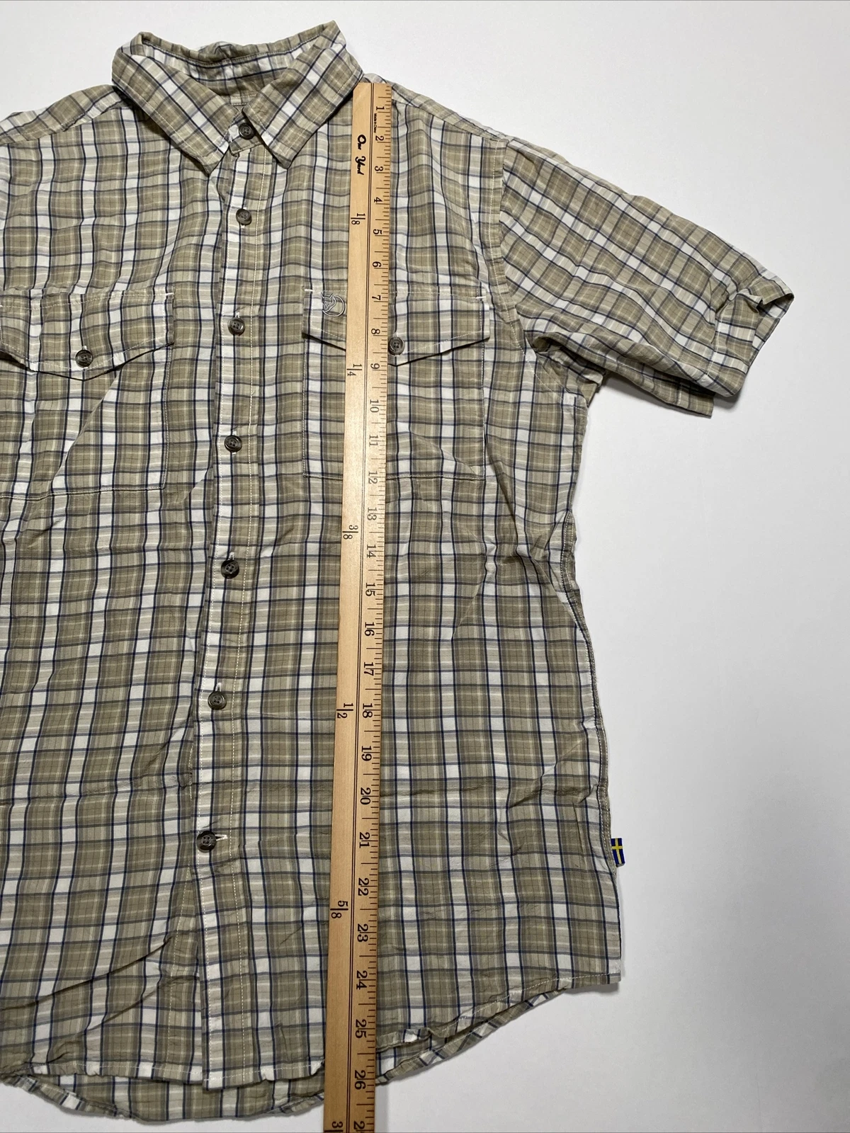 fjallraven abisko cool short sleeve plaid shirt
