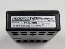 66162 REDDING PREMIUM NXGEN CARBIDE 3-DIE SET - 32 S&W / 32 H&R MAG - NEW