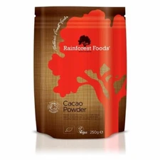 Rainforest Foods Organic Peruvian Cacao Powder - 250g (0.55lbs)
