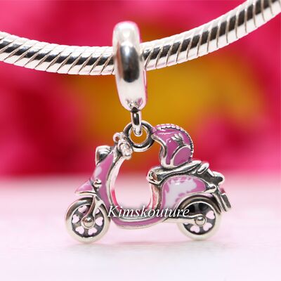Authentic Pink Scooter Charm 791057C01 | eBay