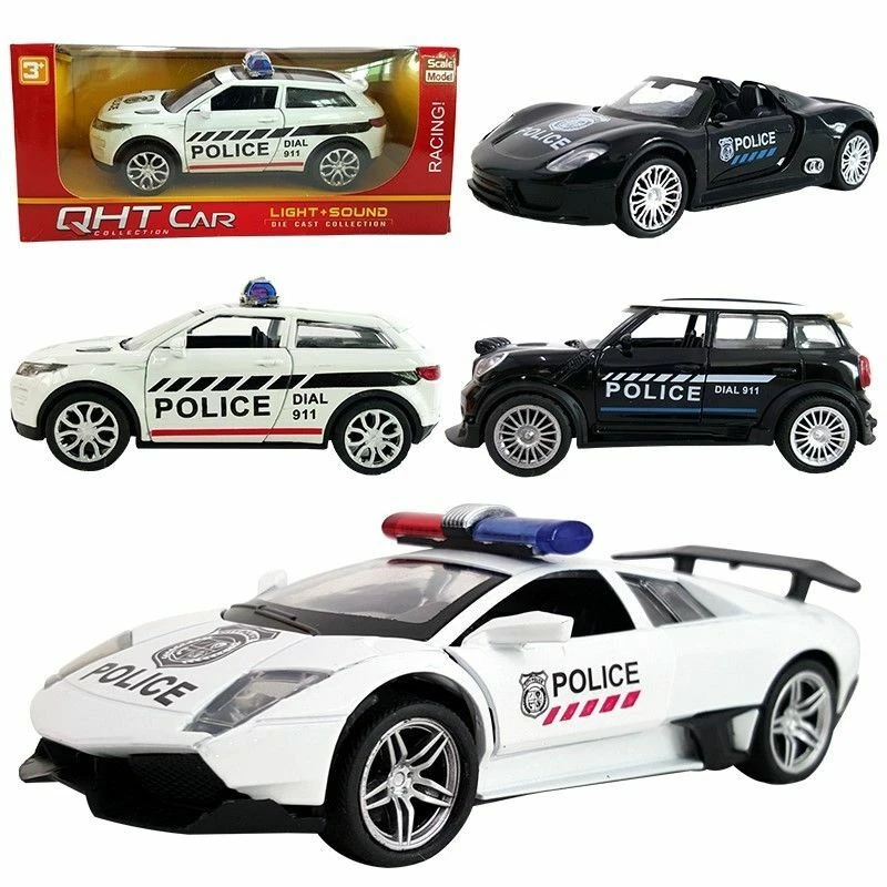 1pc 1:32 Police Porsche Lamborghini BMW Land Rover Model Vehicle Car Diecast Toy