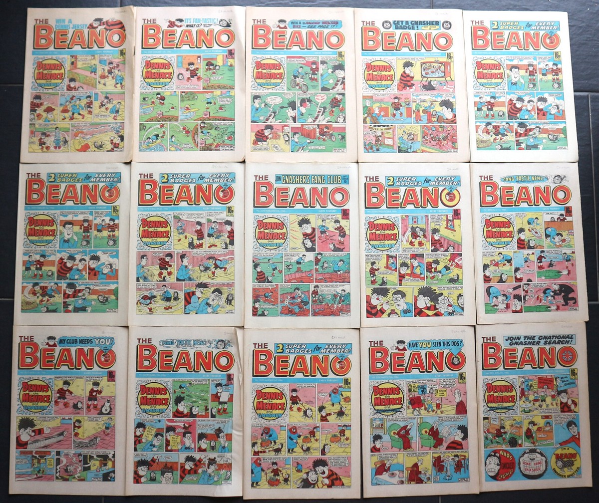 Large Bundle 41 x Vintage Beano Comics Comic Books 1980'S