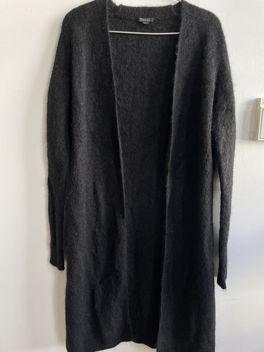 COS Black Mohair Long Cardigan | eBay COS Black Mohair Long Cardigan | eBay