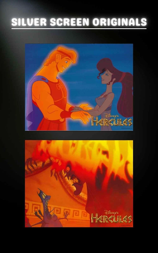 Hercules 12x ORIGINAL US Lobby Cards Stills Walt Disney 1997 - Image 3 of 4
