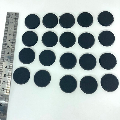 25 mm runde Basen - datiert 1991 - Games Workshop Citadel Warhammer 40K X14461
