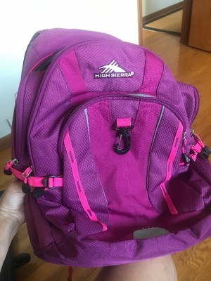 high sierra backpack pink