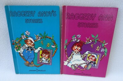 Vintage Raggedy Ann & Andy's Stories Book Set Hardcover Gruelle
